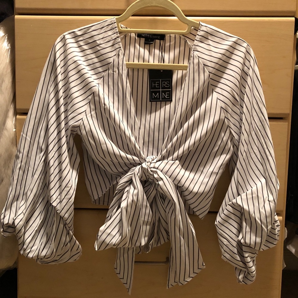 Zara Wrap Top NWT Small